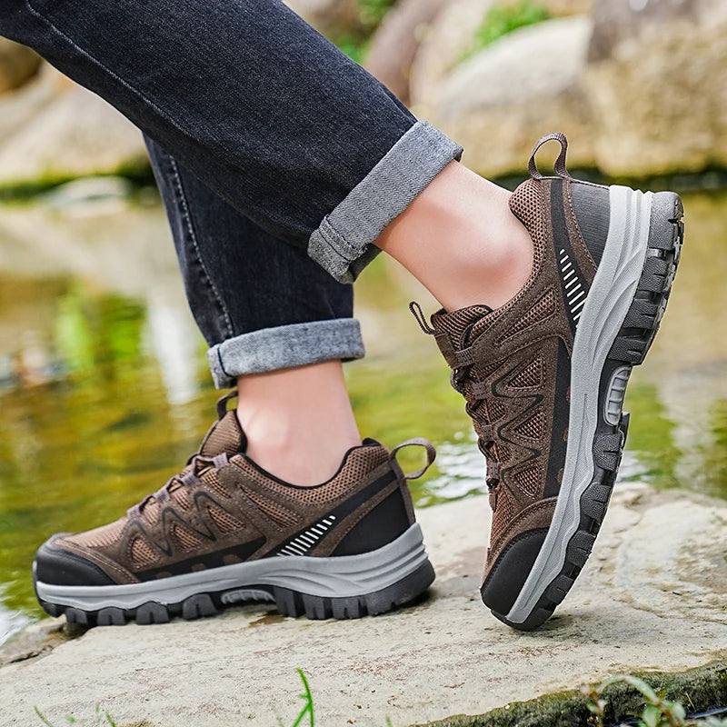 Scarpe Da Trekking Grandi Da Uomo Per Lavoro All Aperto Comode E Resistenti All Usura Sneakers Casual Traspiranti