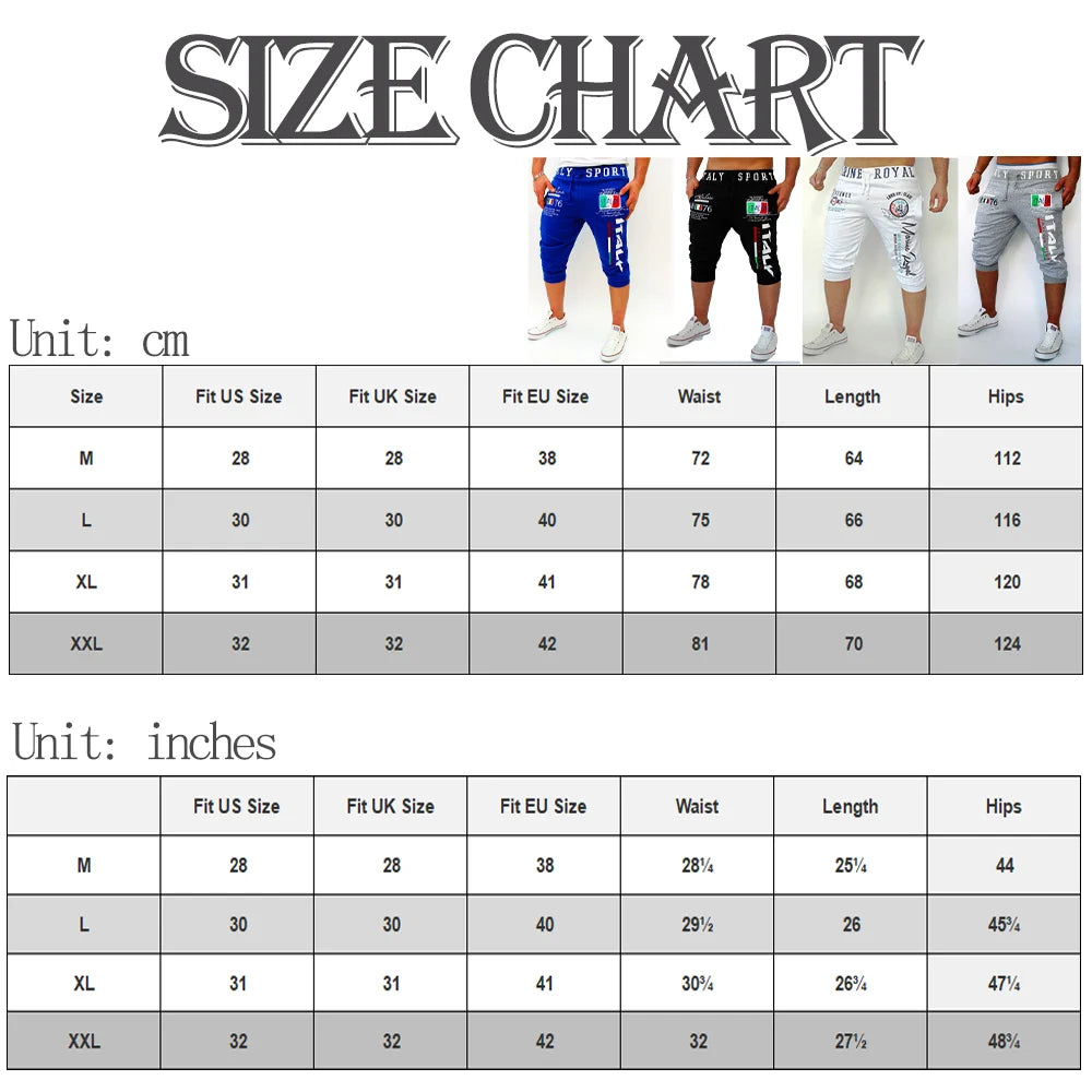 Pantaloncini Sportivi Uomo Capri Con Coulisse Stampa Lettera Outdoor Weekend Streetwear Moda