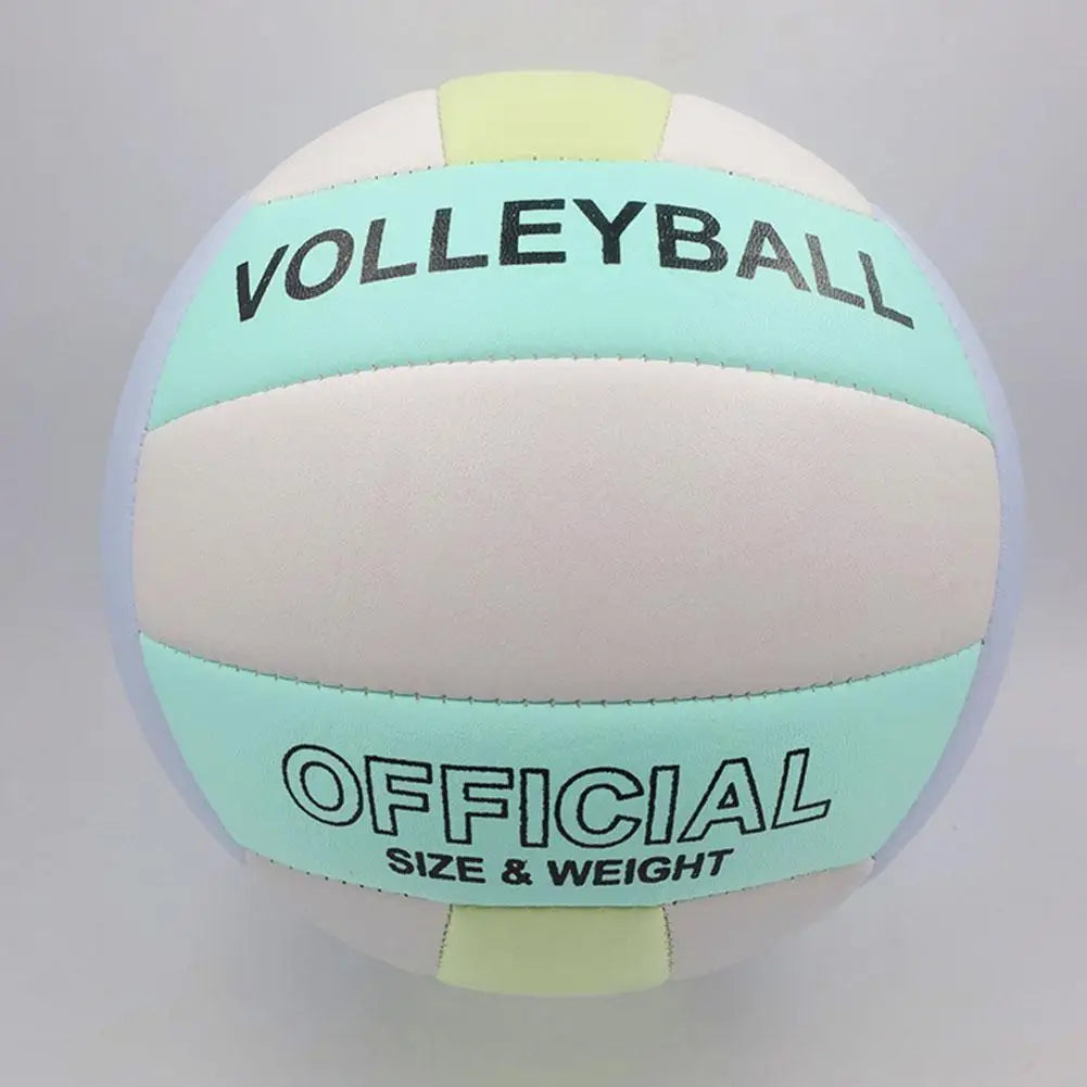 Nuovo Pallone Da Pallavolo Ufficiale Misura 5 Per Allenamento Indoor Outdoor Beach Volley Principianti Spedito Sgonfio