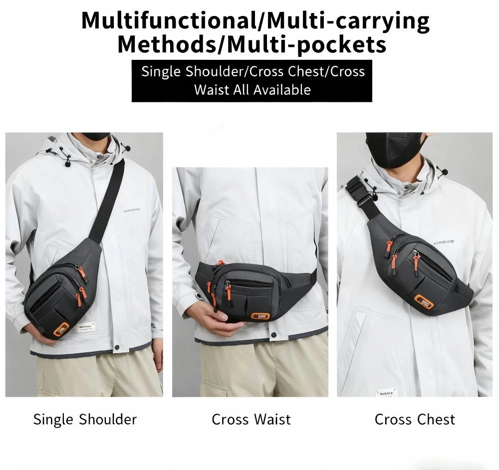 HOMEFISH Borsa Da Cintura Per Uomo E Donna Multifunzione Grande Capacità Antispruzzo Resistente All Usura Per Cantieri