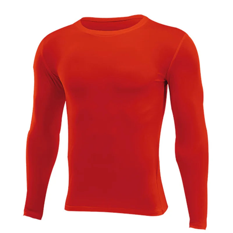 Maglia Termica Compressione Unisex Per Corsa Fitness Sportiva Maniche Lunghe Da Allenamento T Shirt Per Basket Calcio