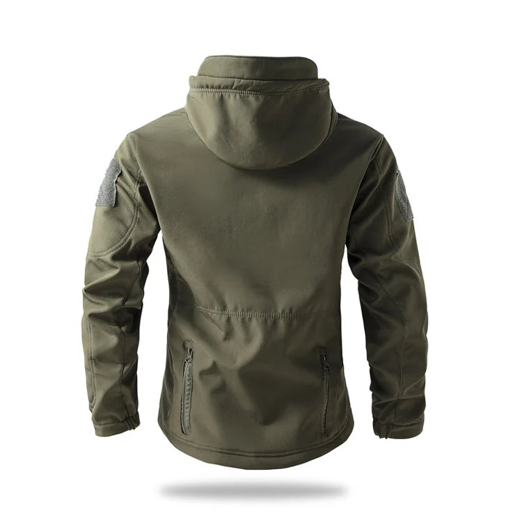Lurker Giacca Soft Shell Tattica Pelle di Squalo Uomo Impermeabile con Cappuccio Mimetica Esterno da Caccia Autunno