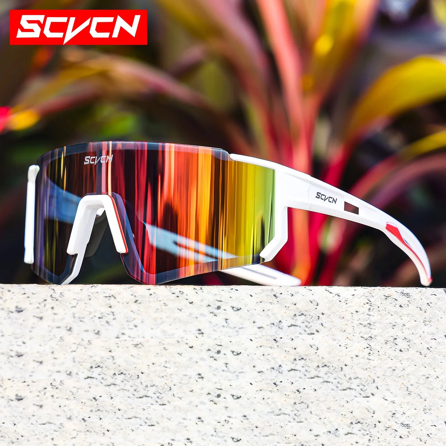 SCVCN Occhiali Da Sole Da Ciclismo UV400 Unisex Per Bici Da Strada All Aperto Sportivi