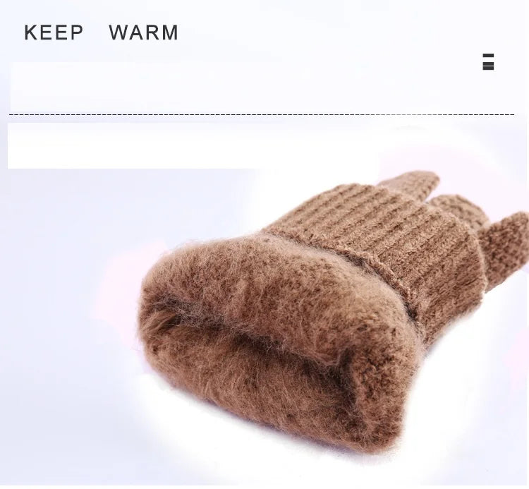 Guanti Invernali Da Uomo In Maglia Touch Screen Alta Qualità Lana Calda E Cashmere Autunno