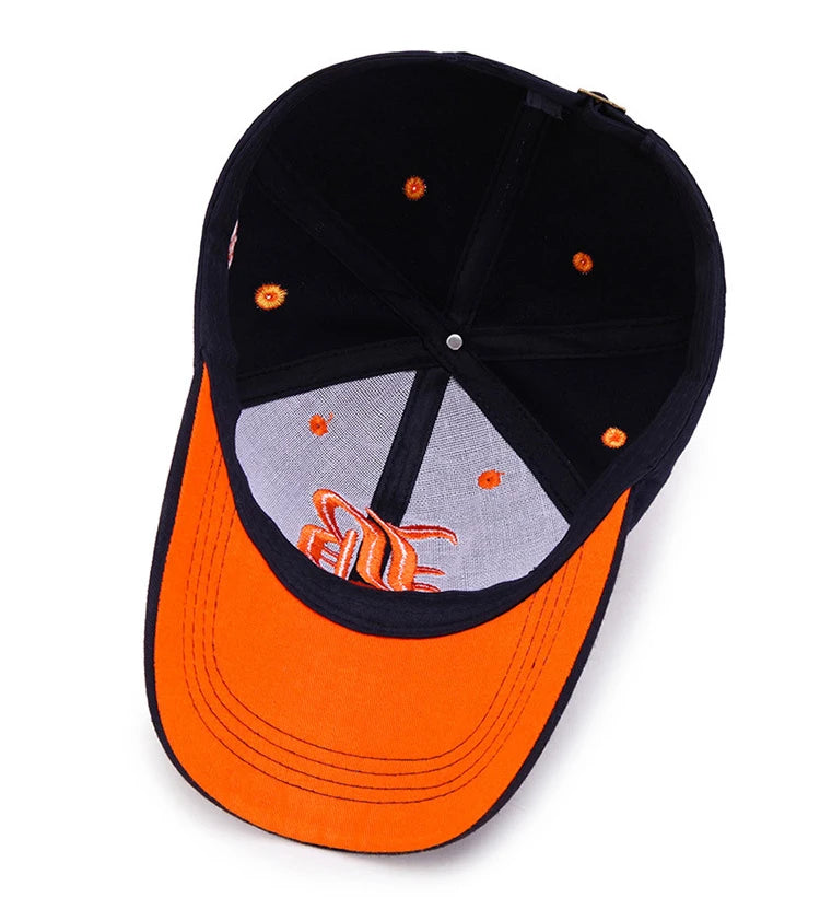 Berretto Baseball Unisex Cotone Estivo con Ricamo Snapback Protezione Solare Adulti