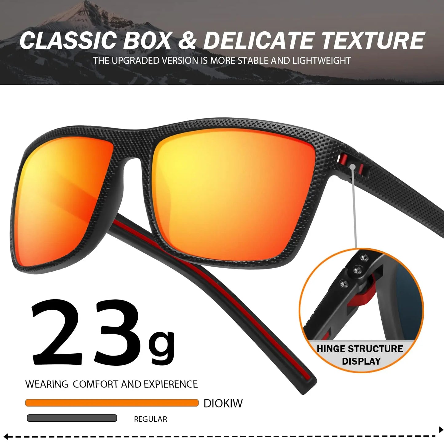 Confezione Occhiali Da Sole Polarizzati Colorati Unisex Con Scatola Di Design UV400 Per Guida Pesca E Sport All Aperto
