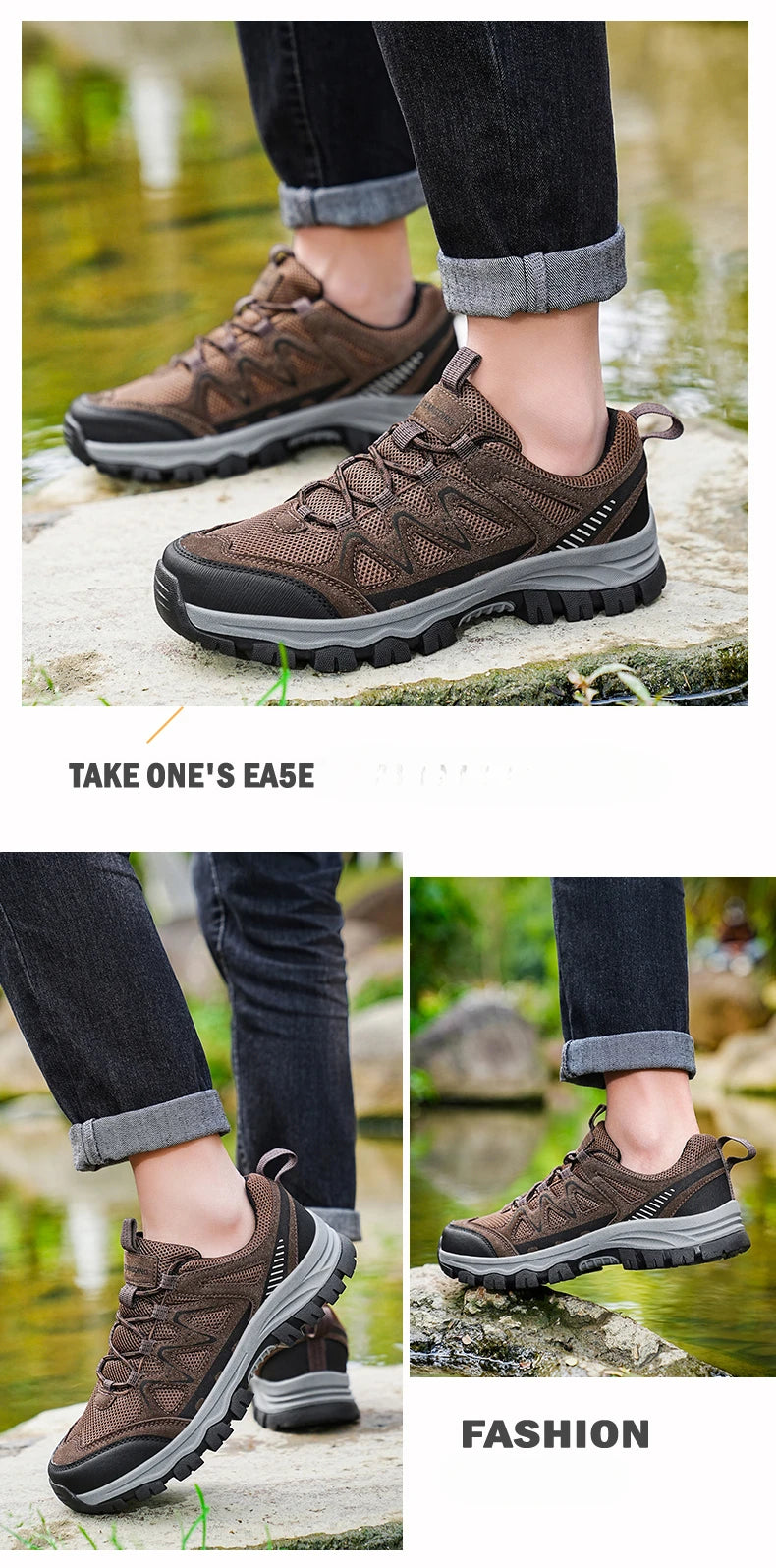 Scarpe Da Trekking Grandi Da Uomo Per Lavoro All Aperto Comode E Resistenti All Usura Sneakers Casual Traspiranti