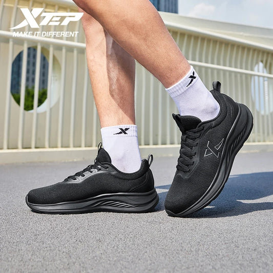 Xtep Scarpe da Corsa per Uomo 2025 Scarpe Estive in Mesh Traspirante Leggere con Suola Morbida e Ammortizzante