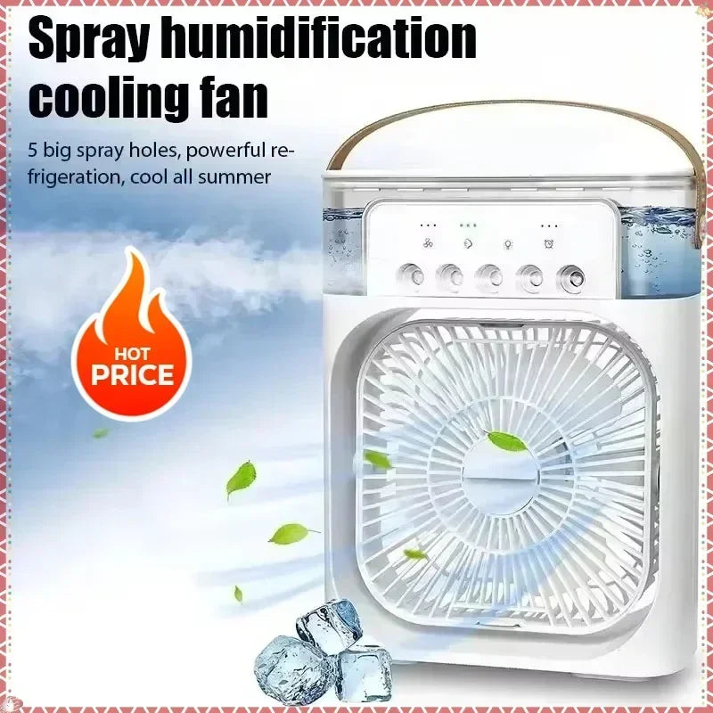 Umidificatore Portatile Ventilatore Condizionatore Di Aria Idrocooling Regolazione Aria Tre Velocità Ufficio