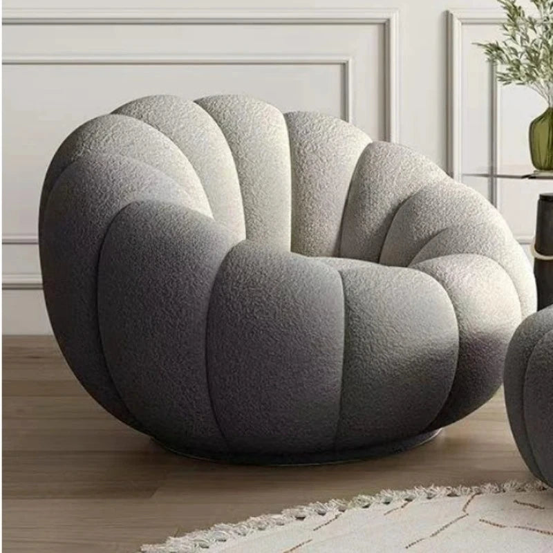 Divano Pigro A Forma Di Zucca Per Soggiorno E Letto Lusso Morbido Design Moderno Nordico Decorazioni Per Casa