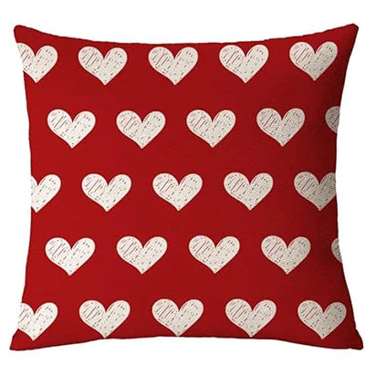 Federa Per Cuscino San Valentino Rosso Cuore Abbraccio Amore Per Divano Per Casa