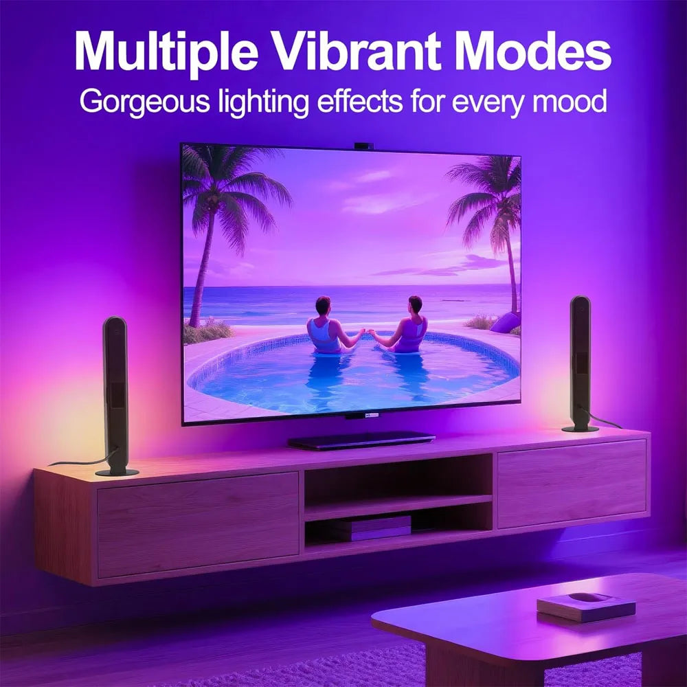 Barra Luminosa LED OpenRGB Per TV Con 16 Milioni Di Colori Controllo Remoto App Timer Modulare Da 1 A 3 Barre