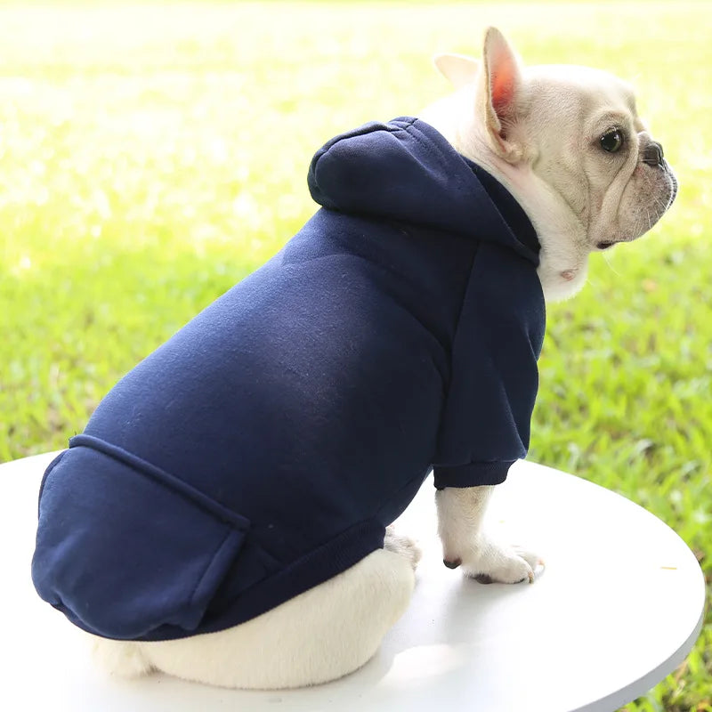 Felpa Invernale con Cappuccio per Cani e Gatti Taglia Piccola e Media Abbigliamento Animali Domestici Giacca Costume