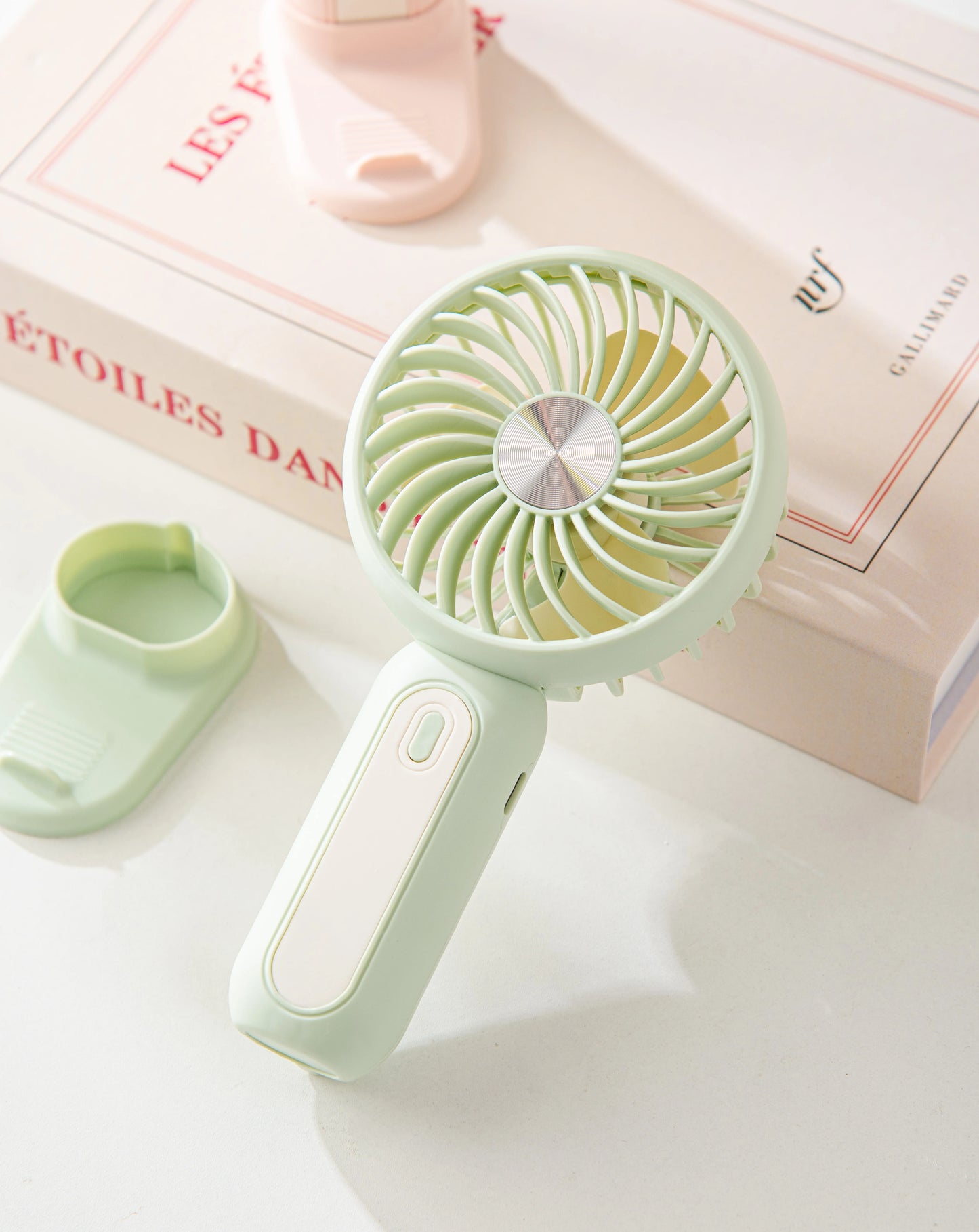 Mini Ventilatore Tascabile Sportivo Con Ricarica USB Da Tavolo Silenzioso A 3 Velocità