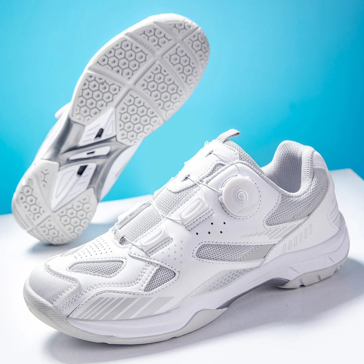 Scarpe Da Badminton Professionali Uomo Donna Antiscivolo Blu Per Tennis Palestra All Aperto Sneakers