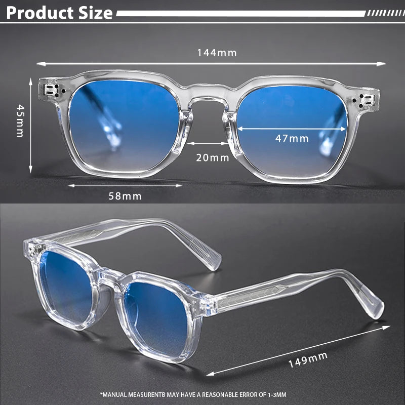 CaterSide Occhiali Da Sole Punk Unisex Con Montatura Quadrata Design Personalizzato Per Viaggi E Feste