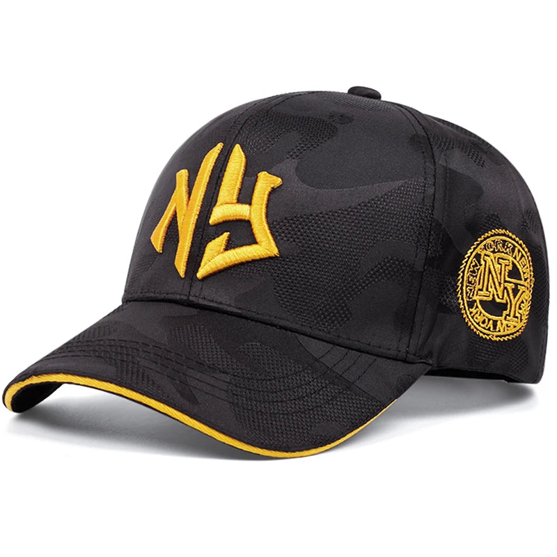 Cappello Da Baseball Alla Moda NY Ricamato Unisex Skateboard Hip Hop Street Parasole Sportivo Tempo Libero All Aperto