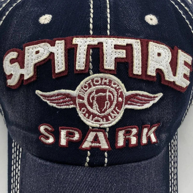 Cappellino Da Baseball Spark Unisex Ricamo E Stampa Visiera Cotone Lavato Cappello Sportivo Hip Hop Uomo Donna
