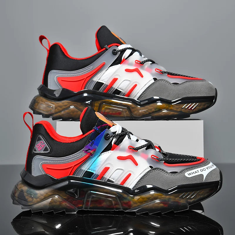 Scarpe Da Uomo Sneakers Casual Traspiranti Lusso Trainer Race Scarpe Da Corsa Per Uomo