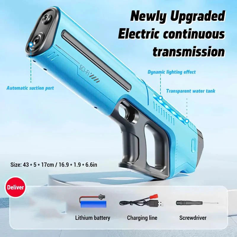Pistole Ad Acqua Elettriche Per Adulti Potente Spruzzo Automatico Per Spiaggia Estiva Giocattolo Regalo Per Bambini