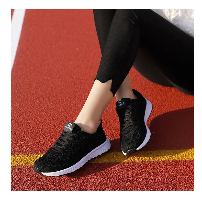 Scarpe sportive da donna Sneakers con plateau alla moda Scarpe basse da donna primavera estate Scarpe da corsa per donna Scarpe casual Mesh Jogging Tennis