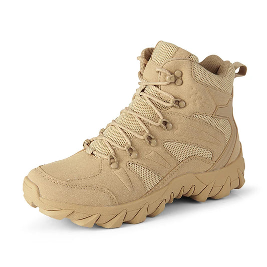 Tattiche aggiornate Stivali da allenamento da combattimento Uomo all'aperto Campeggio Anti-usura Scarpe da trekking a risposta rapida Pesca Caccia Sneakers da uomo