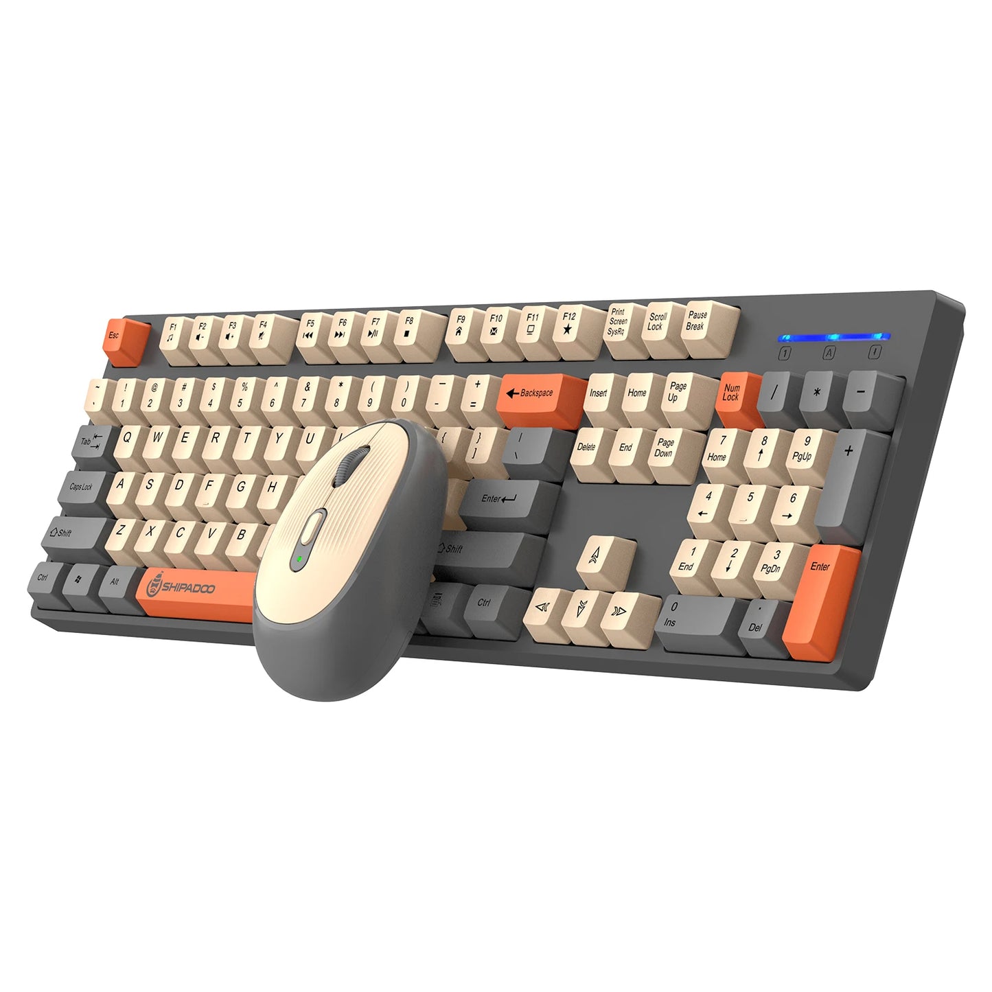 Set Tastiera E Mouse Wireless Per Gaming E Ufficio Compatibile Con Laptop E Desktop Accessori Per Ufficio Incluso