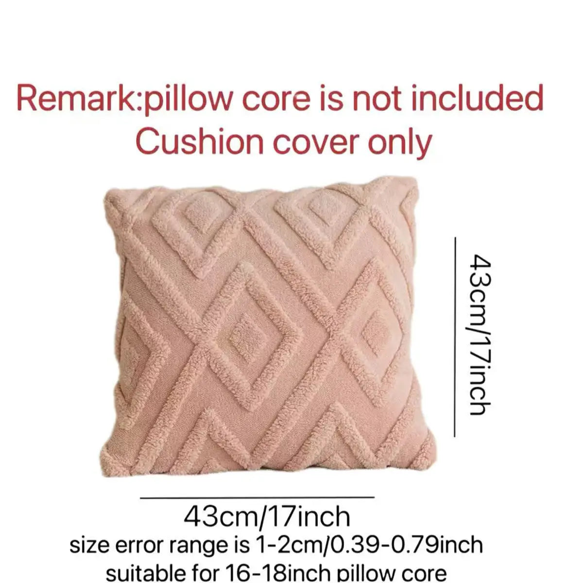 Due Fodere Per Cuscini In Peluche Artificiale Con Motivo Geometrico Per Biancheria Da Letto E Decorazioni Per La Casa