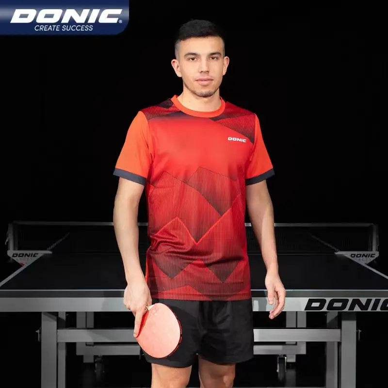 Maglia Sportiva Da Ping Pong Donic Traspirante E Elegante Per Allenamento Competitivo