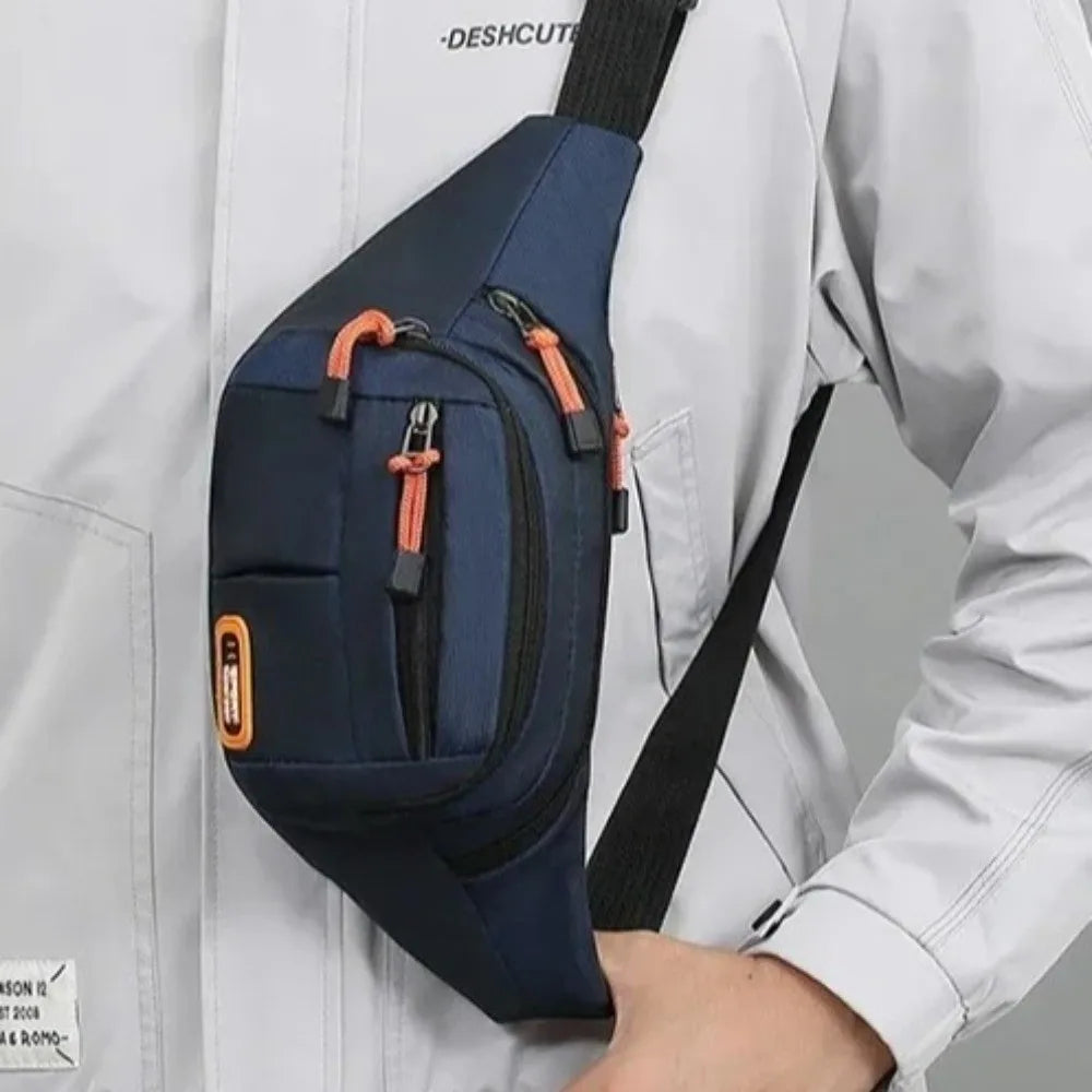 Borsa A Tracolla Da Uomo Oxford Durevole Impermeabile Grande Capacità Unisex Marsupio Multifunzionale