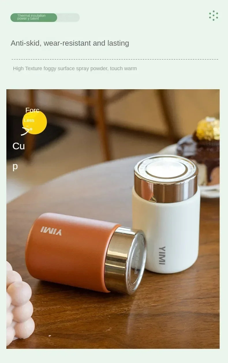 Bottiglia Termica Mini 230 Ml Acciaio Inox 316 Con Isolamento A Vuoto Portatile Per Viaggiare Caffè E Tè Caldi O Freddi