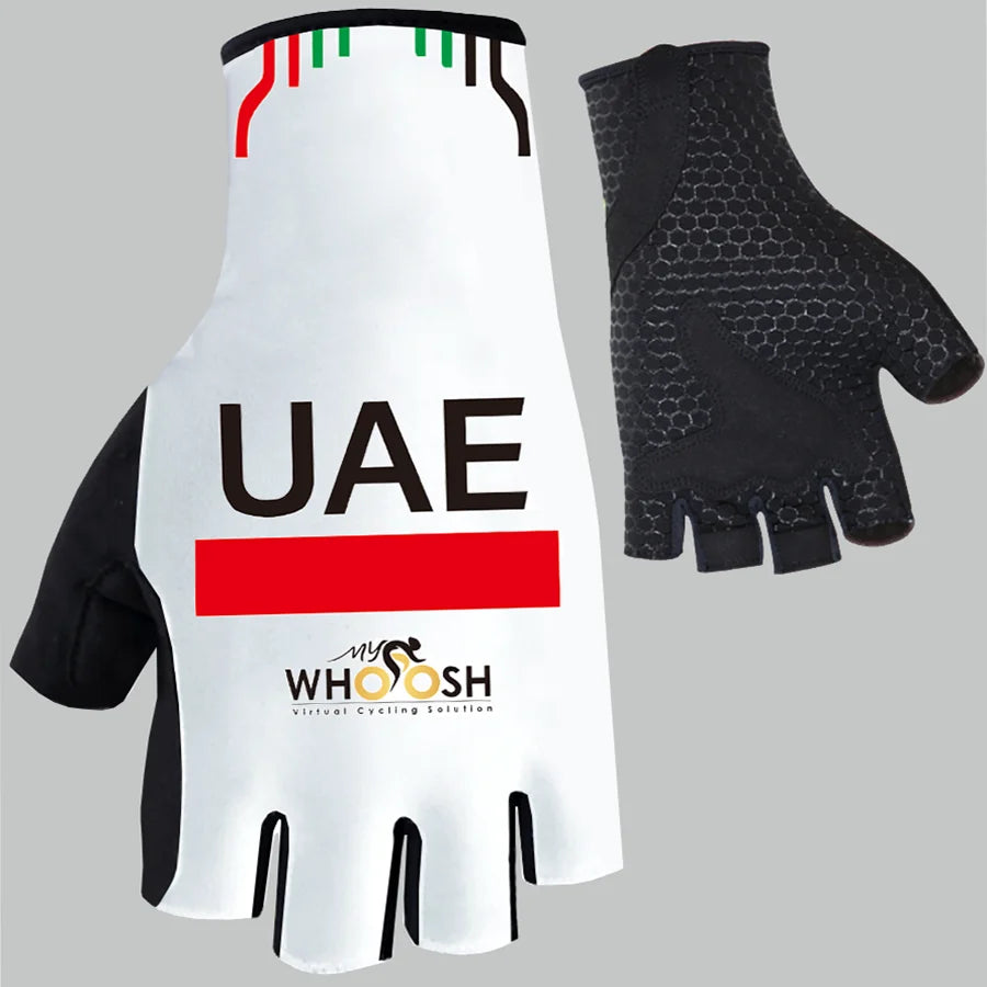 Guanti Da Ciclismo Mezze Dita Unisex Universale In Poliestere Lycra Per Bici Da Strada Running Fitness Gym