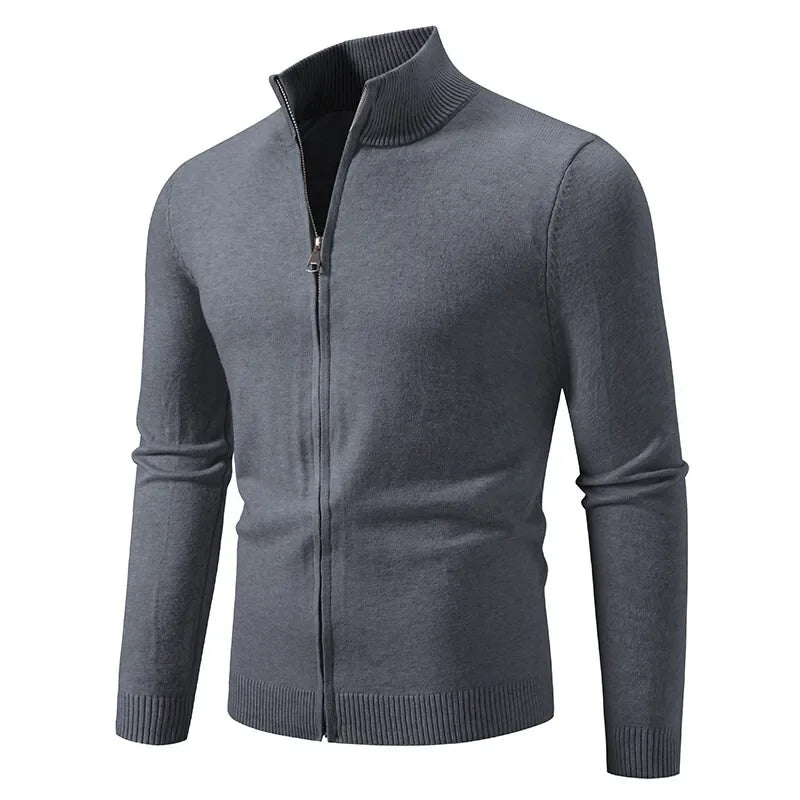 Cardigan Da Uomo Con Cerniera In Poliestere Caldo Animal Game Streetwear Per Look Moderno Autunno Inverno