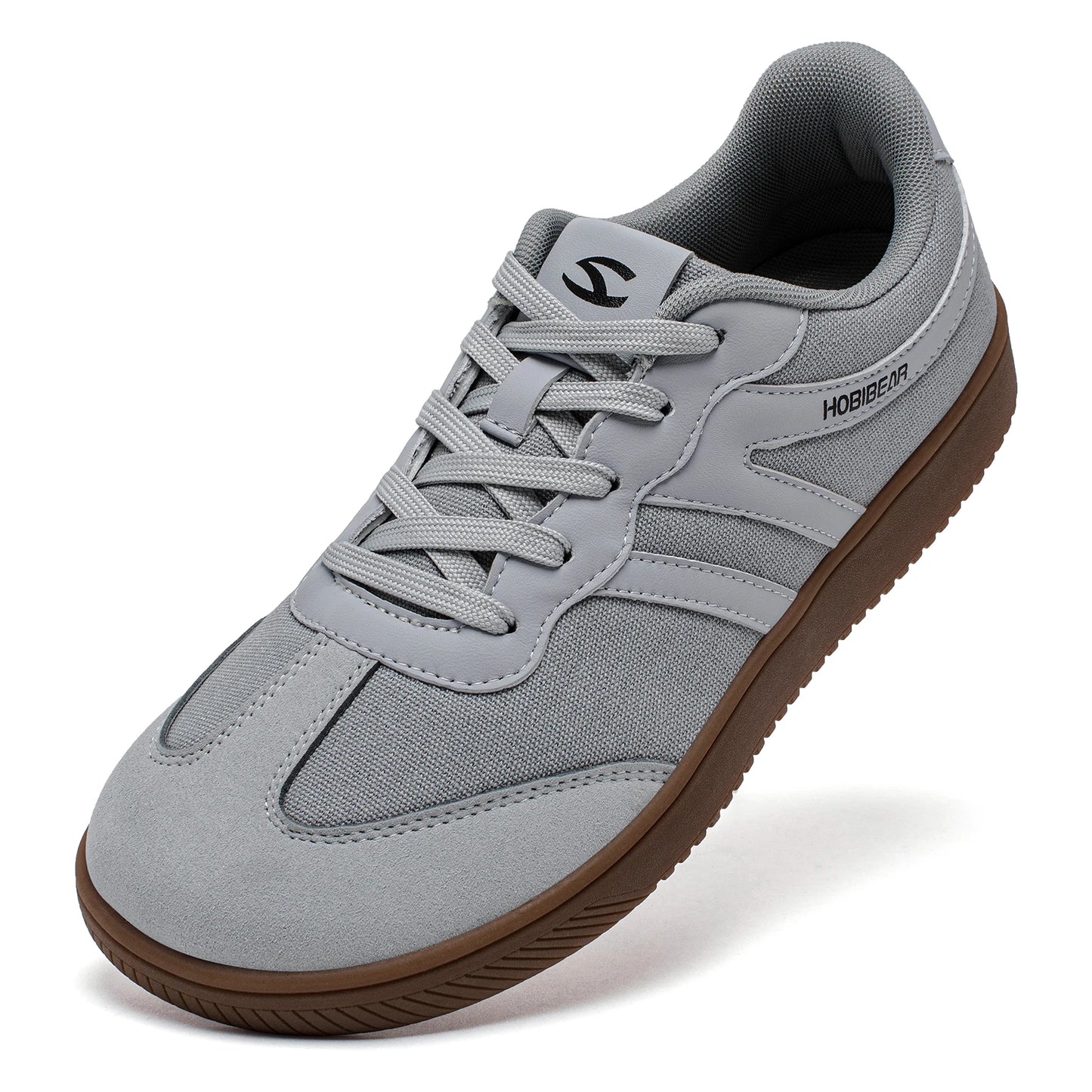 Hobibear Sneakers A Punta Larga Unisex Scarpe Da Passeggio Casual Antiscivolo In Tessuto Con Lacci