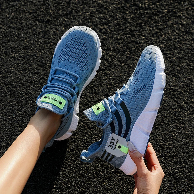 Scarpe Sportive Da Uomo Leggere E Traspiranti Sneakers Da Corsa Nere In Mesh Esterni Scarpe Da Passeggio Atletiche