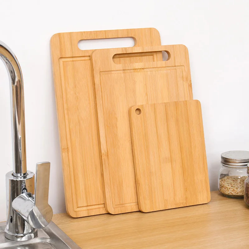 Tagliere In Bambù A Doppia Faccia Naturale Moso Anti Muffa Utensile Da Cucina Per Uso Domestico
