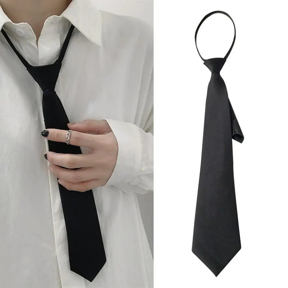 Cravatta Unisex Sottile Liscia E Setosa Stile Retrò Papillon Coreano Elegante Per Studenti Alla Moda
