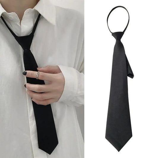 Cravatta Unisex Sottile Liscia E Setosa Stile Retrò Papillon Coreano Elegante Per Studenti Alla Moda