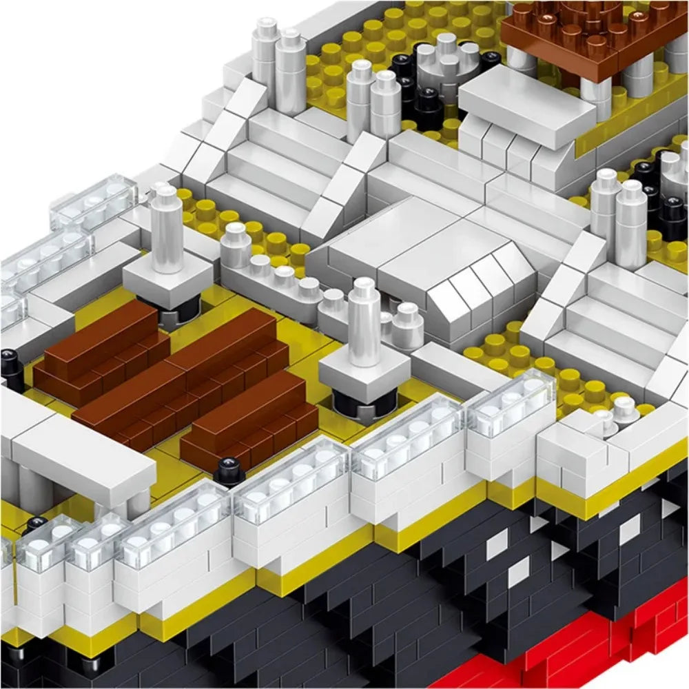 Oltre 4000 Pezzi Titanic Modello Nave Da Crociera Blocchi Costruzione MOC Barche Giocattoli Da Costruzione Regalo