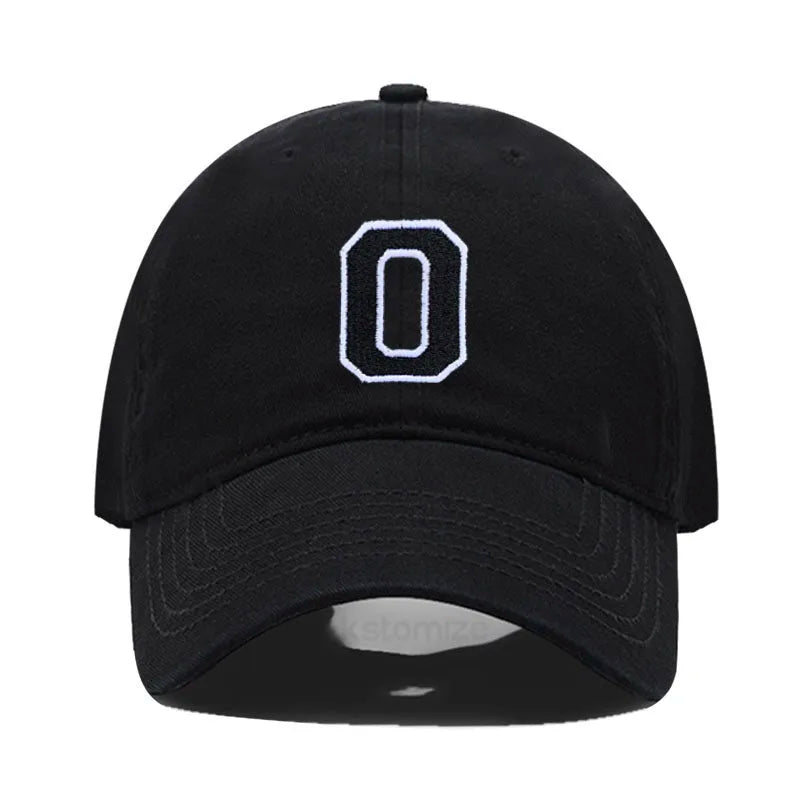 Berretto Da Baseball Unisex Ricamato Lettera AZ Cotone Morbido Alta Qualità Protezione Solare Snapback