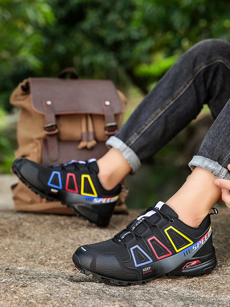 Scarpe Da Trekking Uomo Traspiranti In Rete Antiscivolo Per Terreni Misti All Aperto Resistente All Usura Esterni
