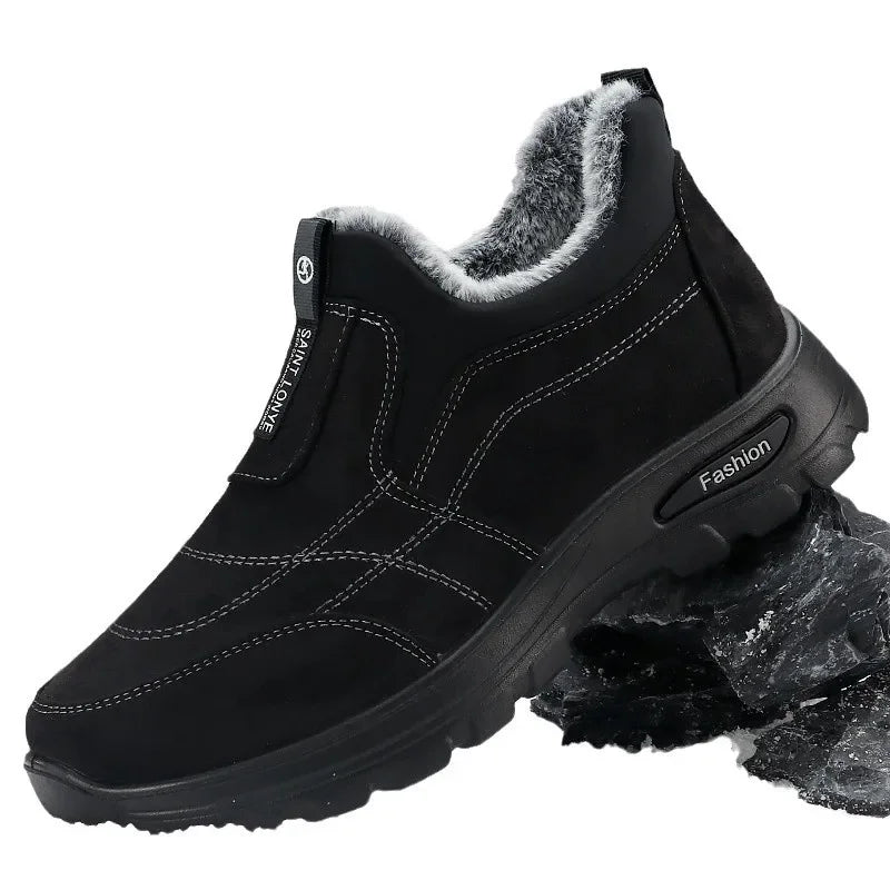 Scarpe Invernali Da Uomo In Cotone Con Velluto E Isolamento Spesso Scarpe Da Lavoro Da Uomo