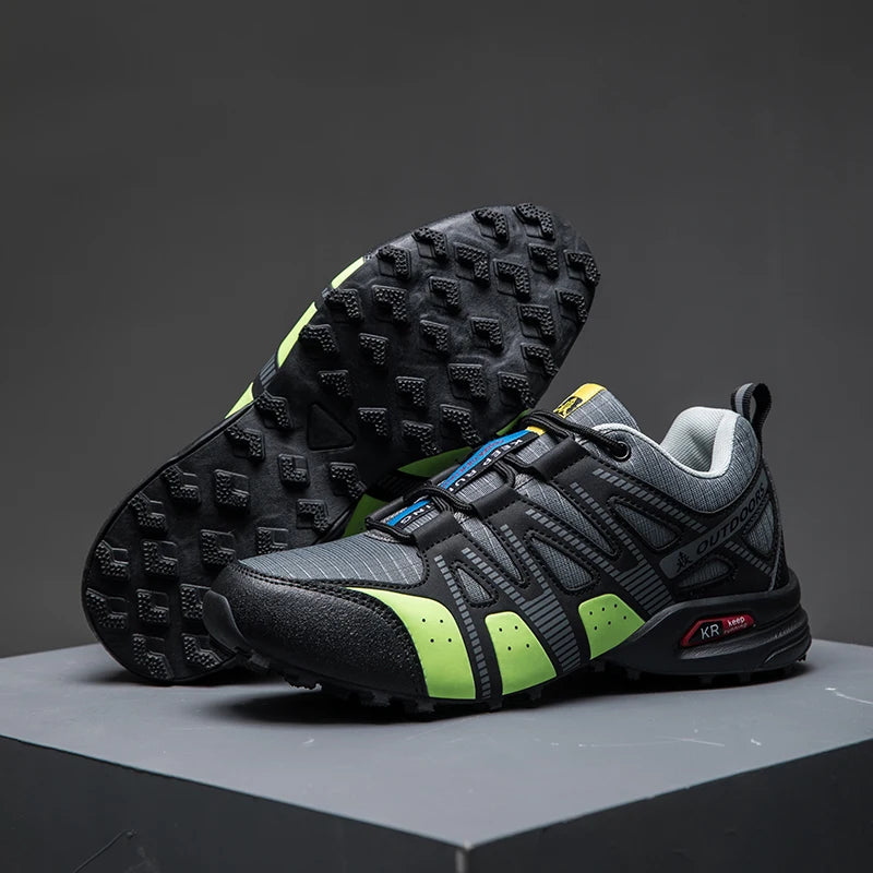 Scarpe Trekking Impermeabili da Uomo Taglia Fino a 48 Escursionismo Alpinismo Campeggio Sneakers da Bici Tattiche