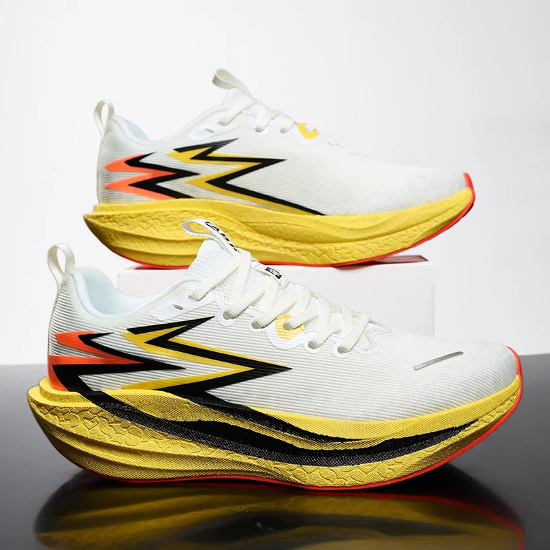Scarpe Da Corsa Marathon Uomo Con Piastra In Carbonio Leggere E Traspiranti Sneakers Atletiche Per Donna Comode