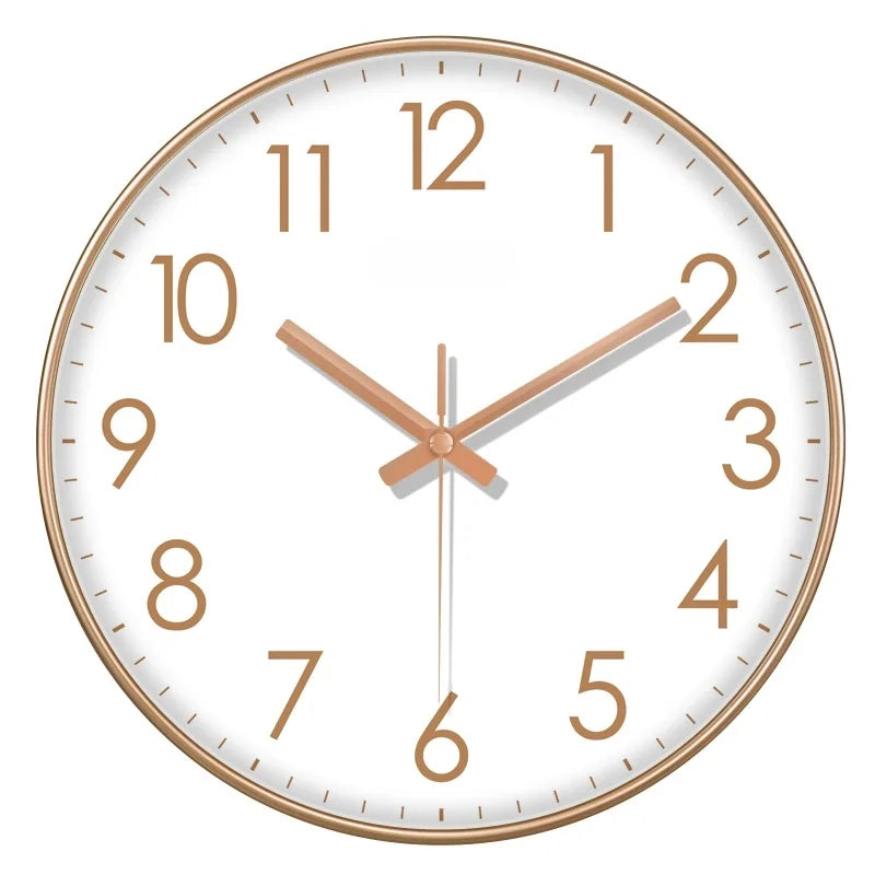 Orologio Da Parete Quarzo Numeri Grandi Facile Da Leggere Decorazione Domestica Moderna Silenzioso Senza Ticchettio