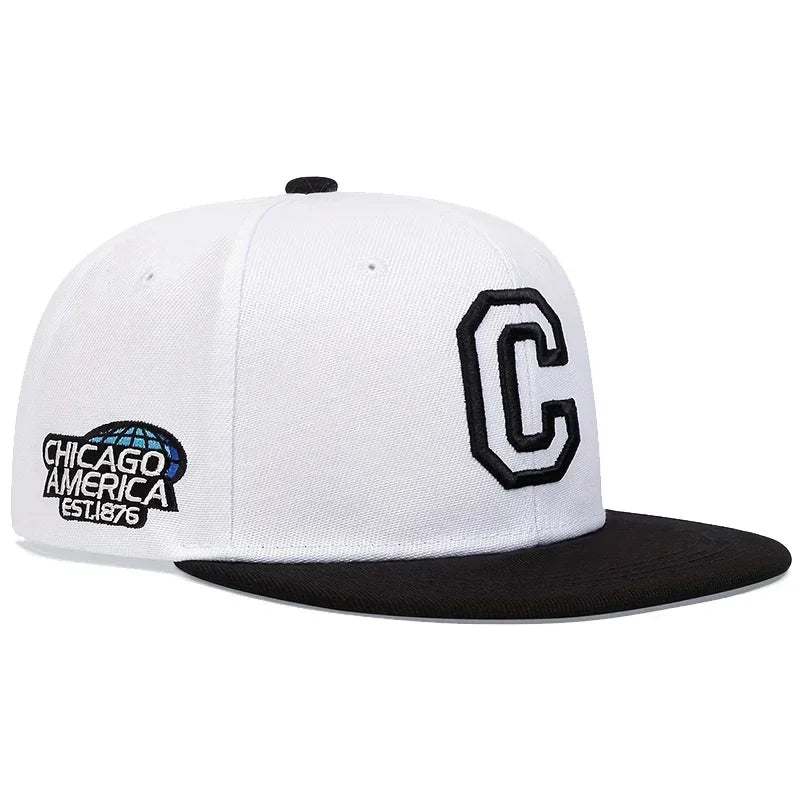 Cappellini Baseball Hip Hop Unisex Con Ricamo Lettera C Regolabile Protezione Solare Primavera Autunno