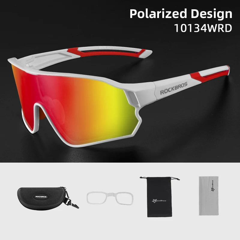 Occhiali Polarizzati Rockbros Da Sole UV400 Sport All Aperto Ciclismo Escursionismo Campeggio Golf