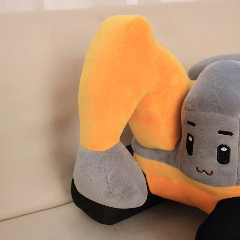 Simulazione Trattore Escavatore Giocattoli Di Peluche Per Auto Kawaii Morbido Cuscino Veicoli Regalo Natale Bambini
