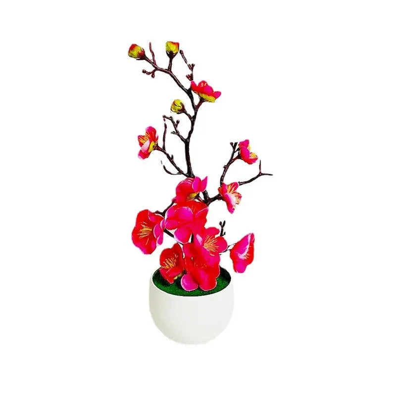 Piante Artificiali Bonsai Piccolo Albero In Vaso Simulazione Decorazione Casa Tavolo Fiori Finti Giardino Hotel