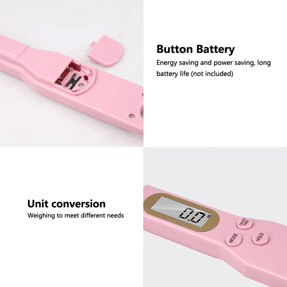 Mini Cucchiaio Bilancia Da Cucina Digitale Con Display LCD Per Alimenti Da 0,1 A 500g Misurazione Del Peso